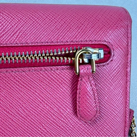 Prada Bow Saffiano Leather Continental Wallet - Picture 14 of 16